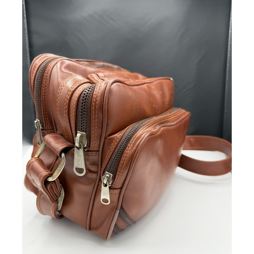 Vintage Coast S-1 Brown Camera Bag Case Shoulder Strap 10x8